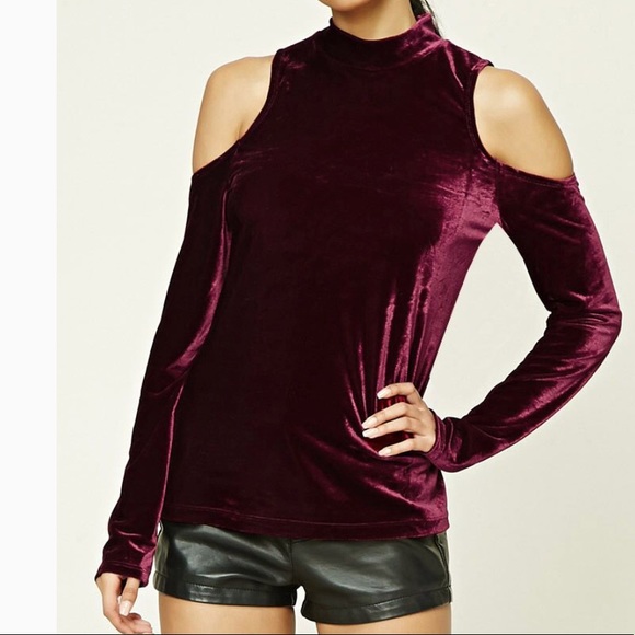 cold shoulder shirt forever 21